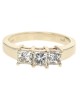 3 Stone Princess Diamond Ring